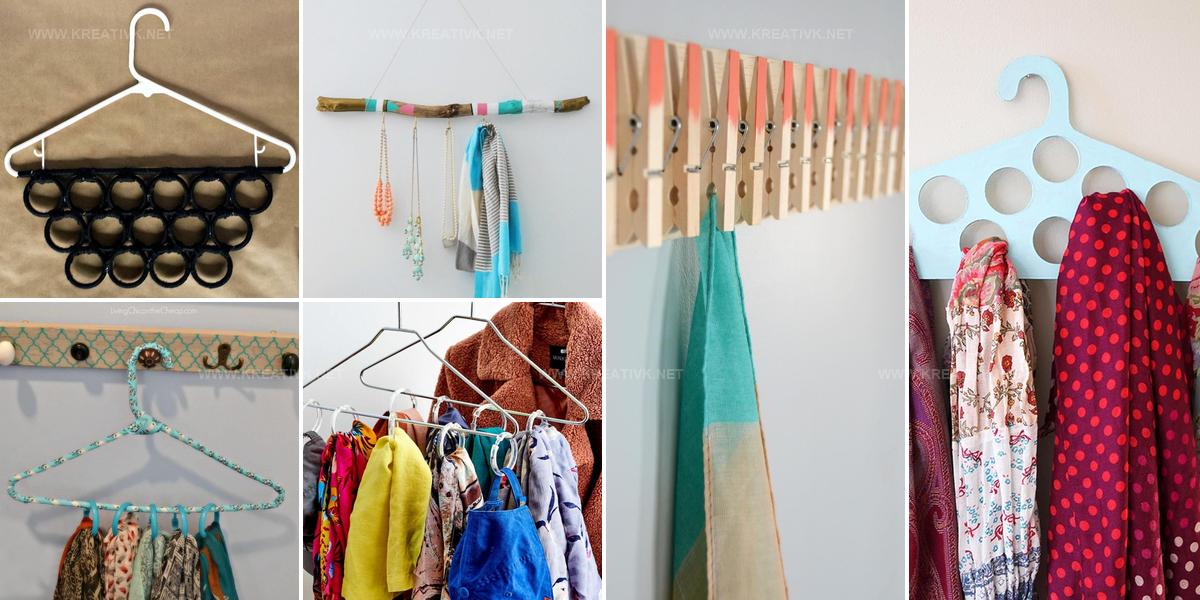 9625870 DIY Scarf Hanger Ideas