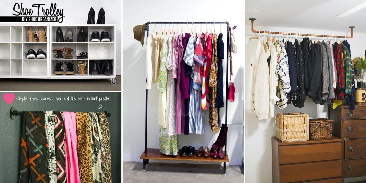 1177223 DIY Closet Organization Ideas