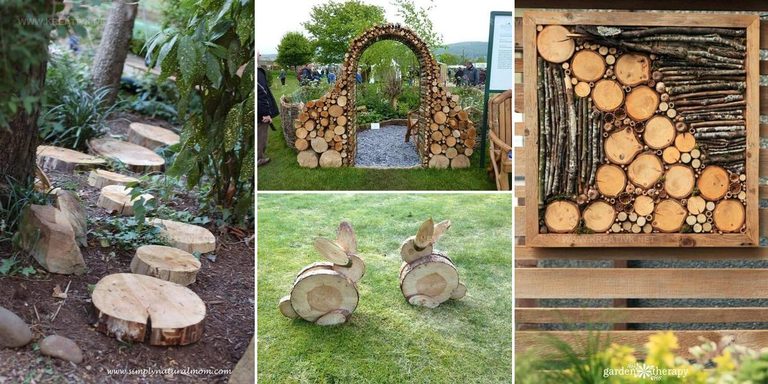 3311440 DIY Wood Piece Garden Ideas