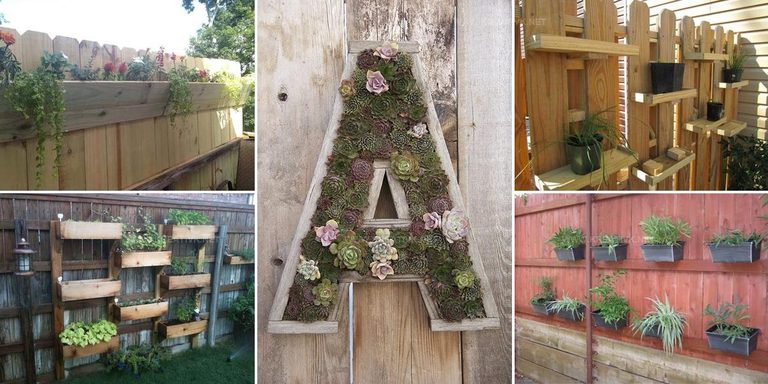 1555292 DIY Fence Planter Inspiration