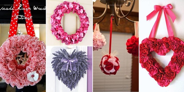 5247250 Valentines Wreath And Garland Ideas