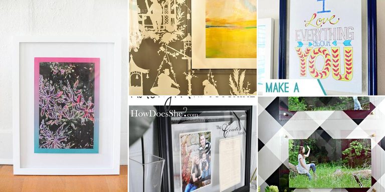 8740977 DIY Floating Picture Frame Ideas