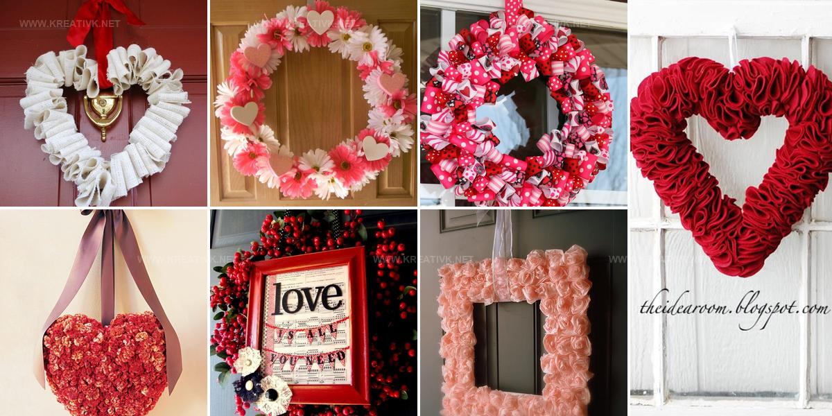 6488316 DIY Valentines Day Wreath Ideas