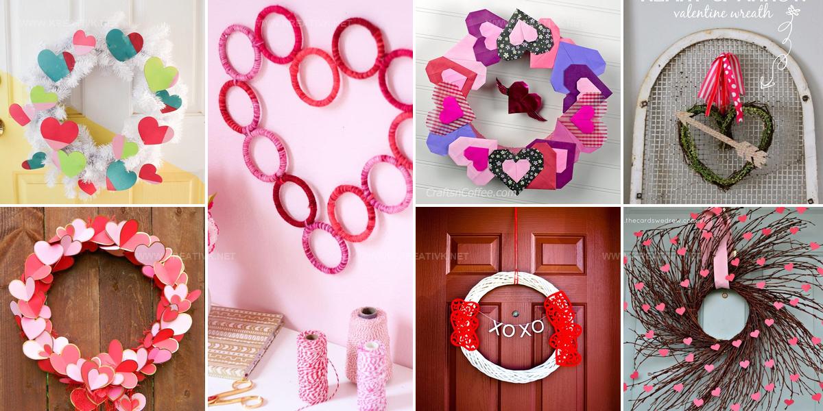 6507984 DIY Heart Wreath Ideas