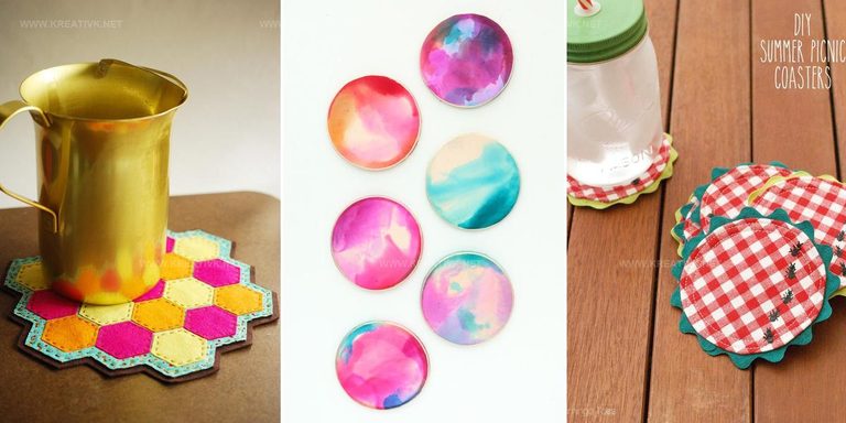 1576077 DIY Summer Coaster Ideas