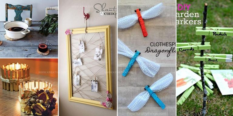 1273770 DIY Clothespin Craft Ideas