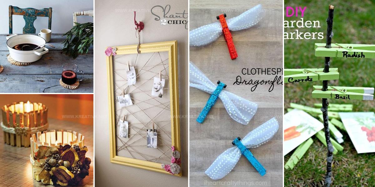 1273770 DIY Clothespin Craft Ideas