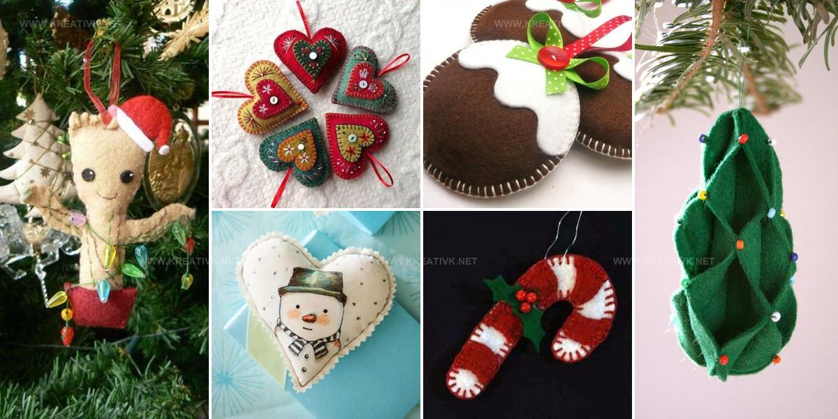 1125714 Felt Christmas Ornament Ideas