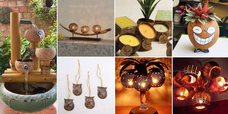 6128335 DIY Coconut Shell Decor Ideas
