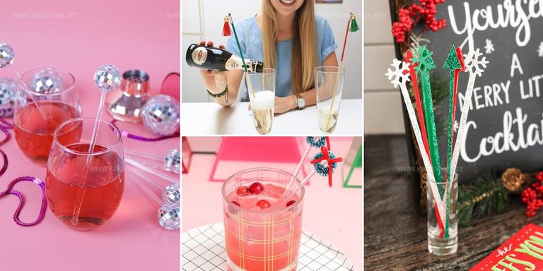 4748231 DIY Holiday Drink Stirrer Ideas