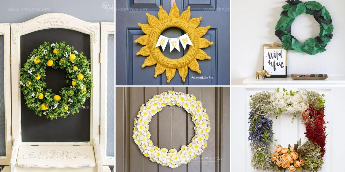 3270545 DIY Summer Wreath Ideas