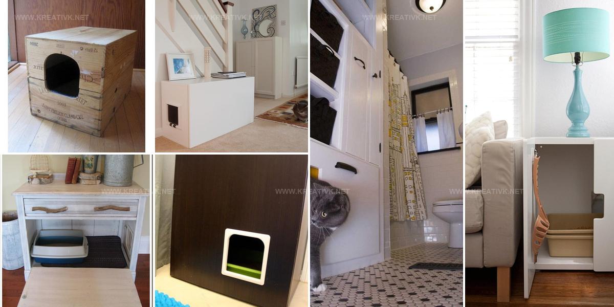 1303799 Pet Litter Box Hiding Ideas