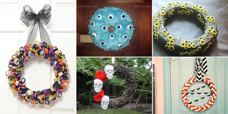 1305269 DIY Halloween Wreath Ideas