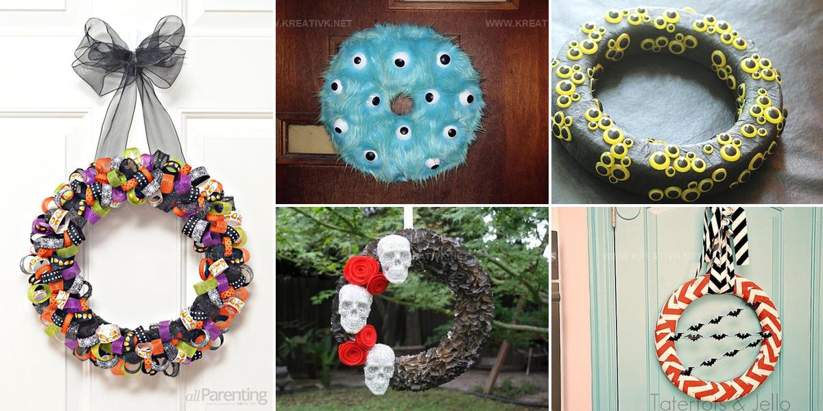 1305269 DIY Halloween Wreath Ideas