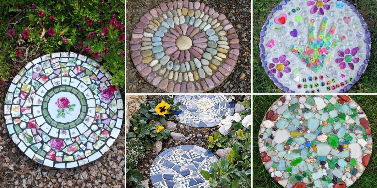 9734745 DIY Stepping Stone Ideas