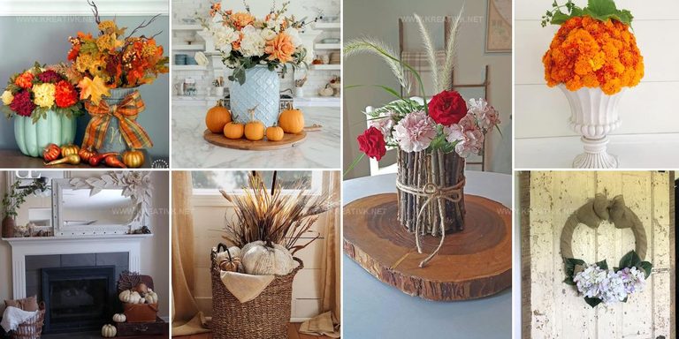 9653612 DIY Fall Flower Decoration Ideas