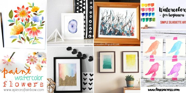 9384892 DIY Watercolor Artwork Ideas