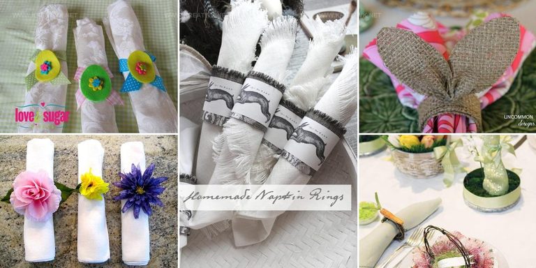 6576207 DIY Easter Napkin Ring Ideas
