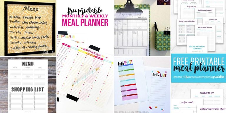 3525921 DIY Meal Planner Ideas