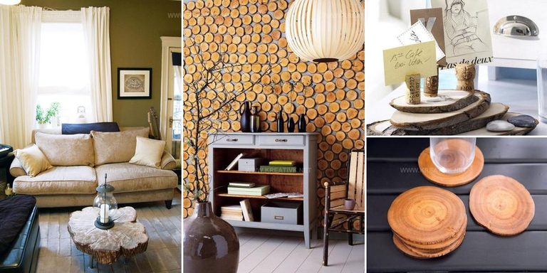 4741000 Wood Slice Decor Styles