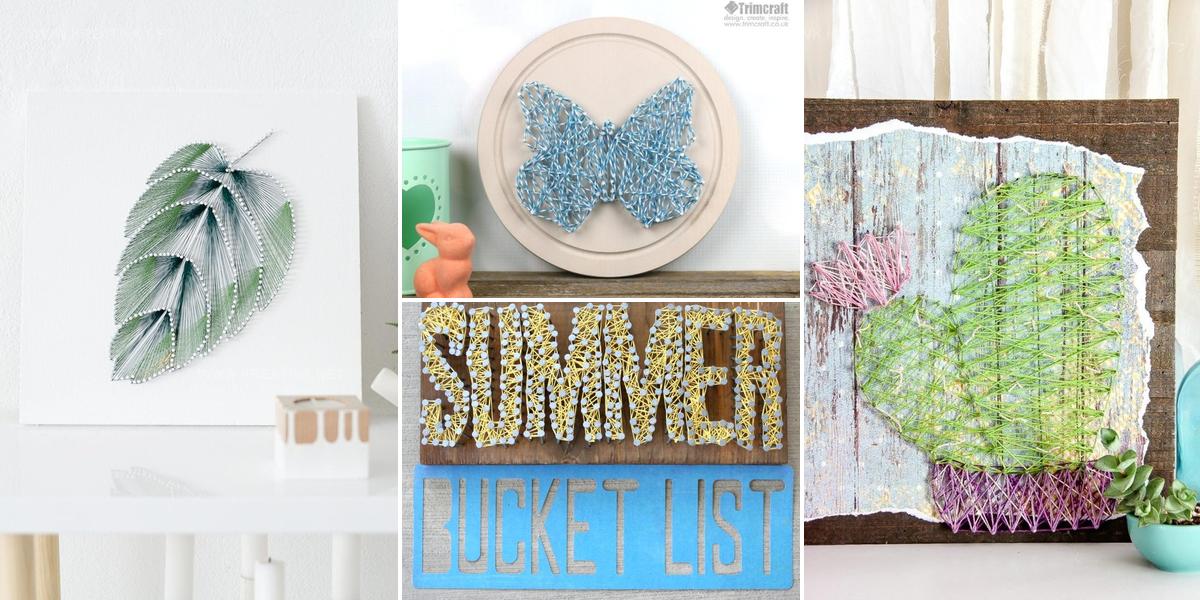 2415102 DIY Summer String Art Ideas