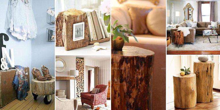 9572389 Tree Stump Decor Ideas