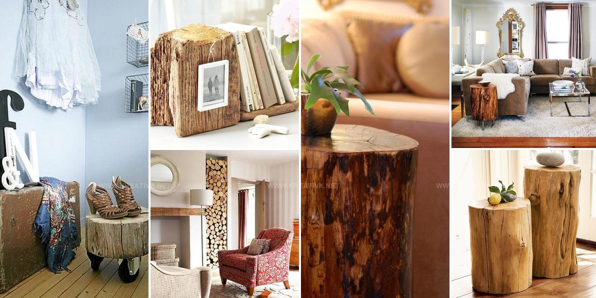 9572389 Tree Stump Decor Ideas