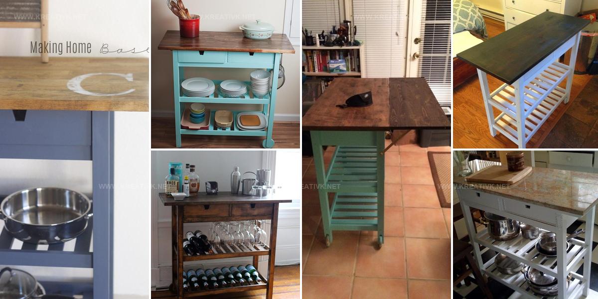 1377267 DIY IKEA Forhoja Kitchen Cart Hacks