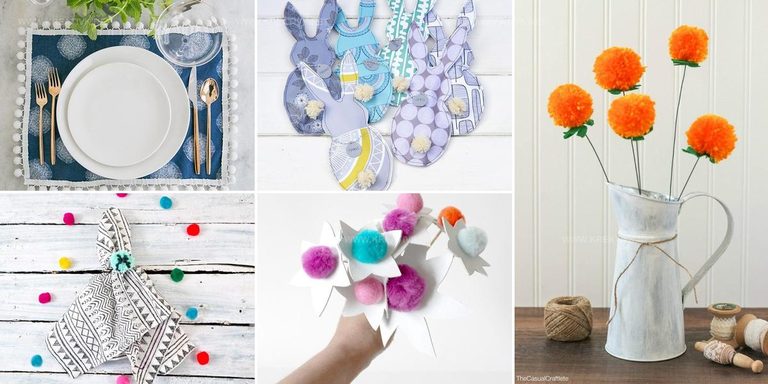 6275289 DIY Spring Pompom Craft Ideas