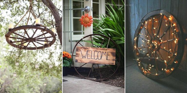 6943929 Wagon Wheel Repurpose Ideas