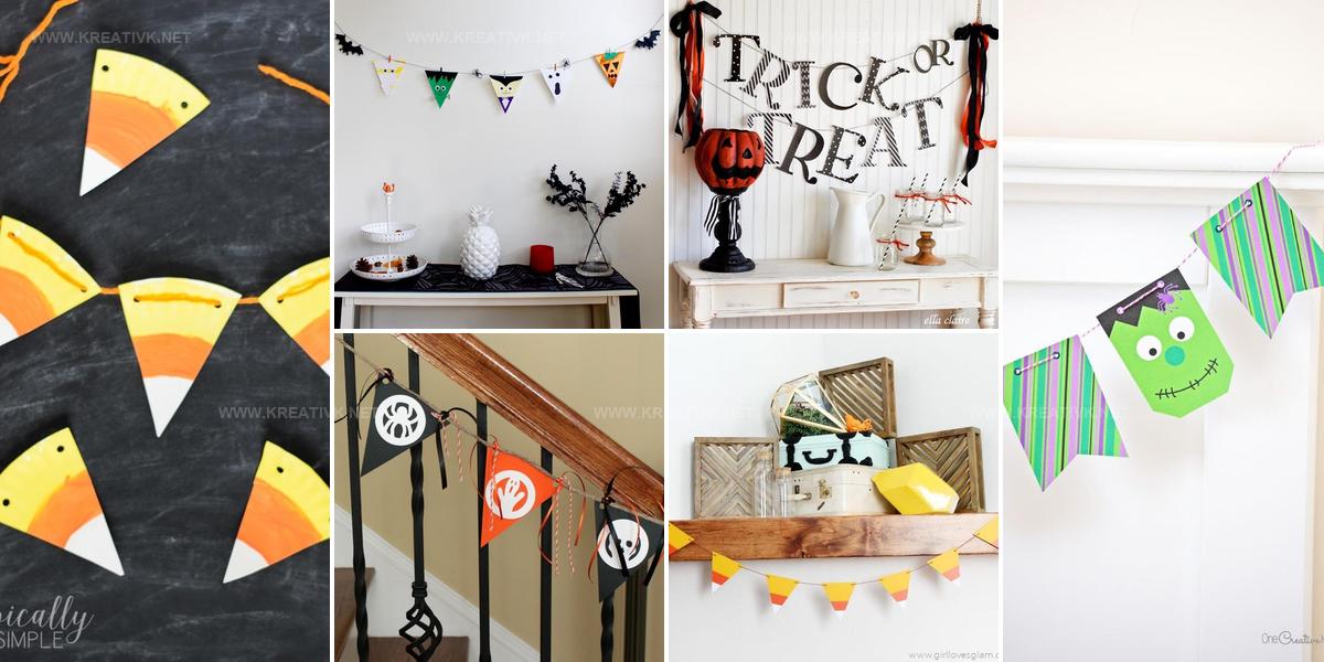 7064311 Last Minute Halloween Bunting Ideas