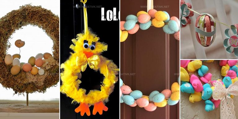 7611834 DIY Easter Wreath And Garland Ideas
