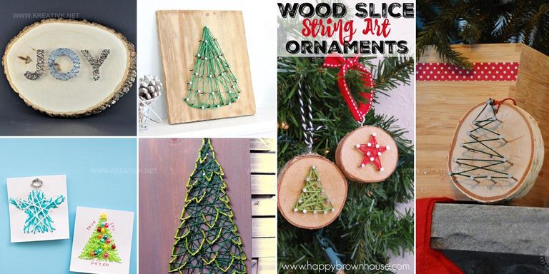 1040096 DIY Christmas String Art Ideas