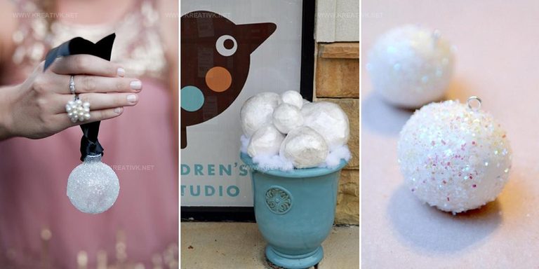 9660411 DIY Snowball Decoration Ideas