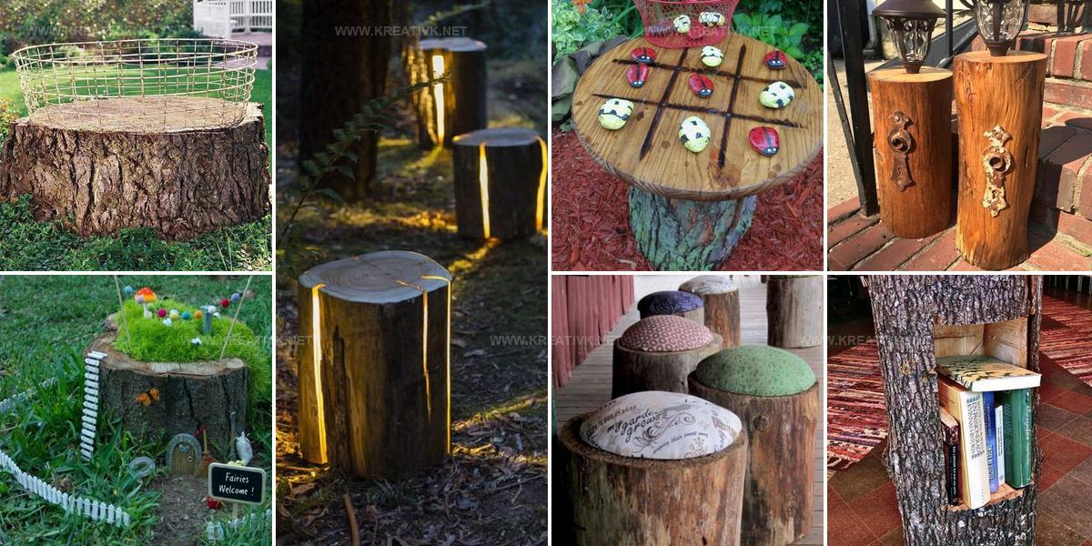 2609019 Tree Stump DIY Ideas