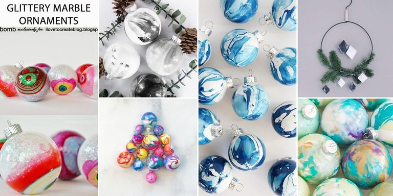 8472083 DIY Marble Christmas Ornament Ideas