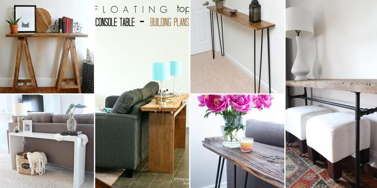 8370819 DIY Console Table Ideas