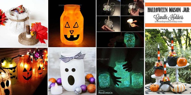 1901782 DIY Mason Jar Halloween Styles