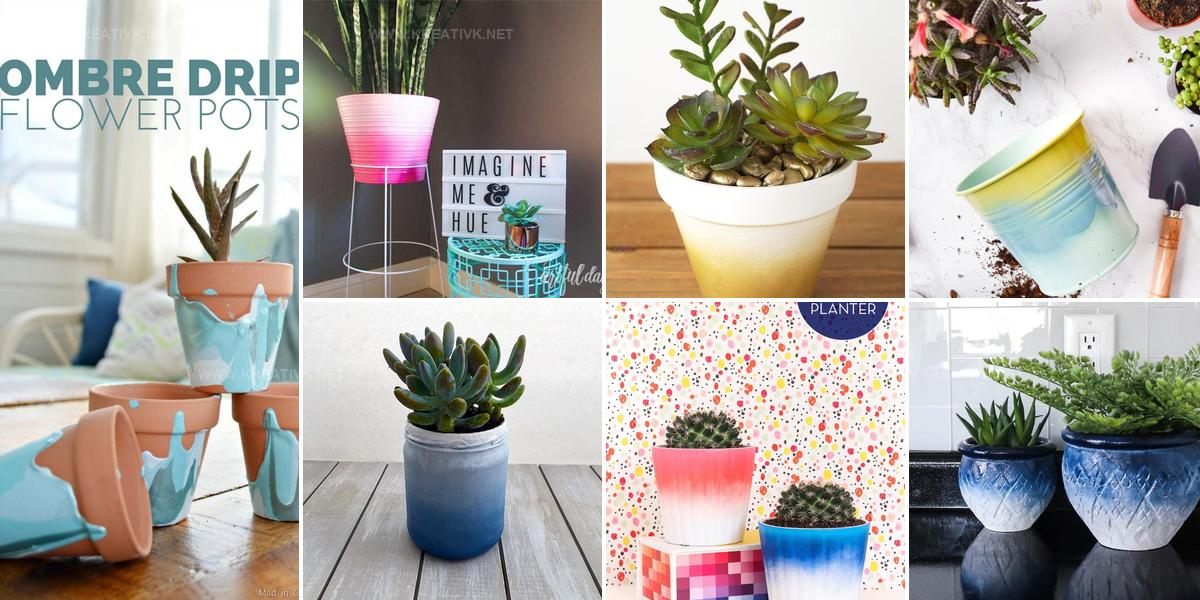 4185748 DIY Ombre Planter Ideas