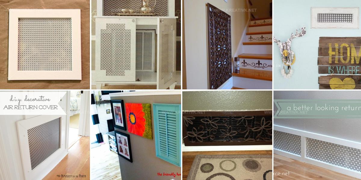 1122301 DIY Return Air Vent Cover Ideas
