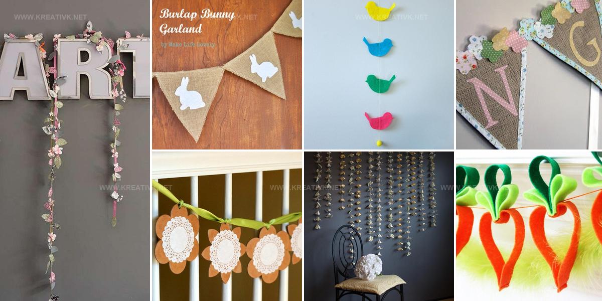5712363 DIY Spring Garland Ideas