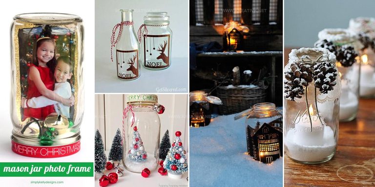 8912845 DIY Christmas Mason Jar Decoration Ideas