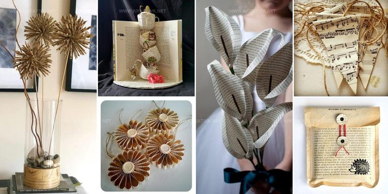 2183554 DIY Old Page Book Ideas