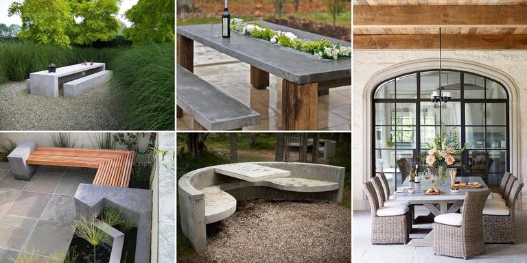 6653211 Outdoor Concrete Furniture Ideas