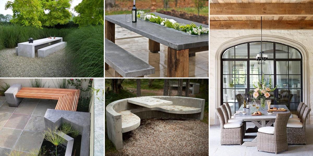 6653211 Outdoor Concrete Furniture Ideas