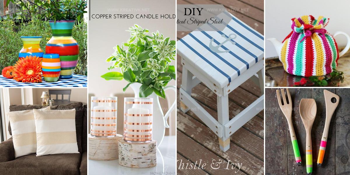 7945493 DIY Striped Craft Ideas