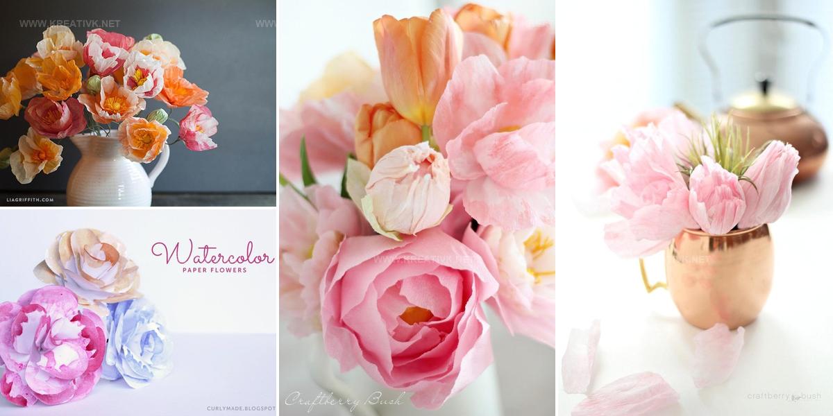 8526896 DIY Paper Flower Tutorials