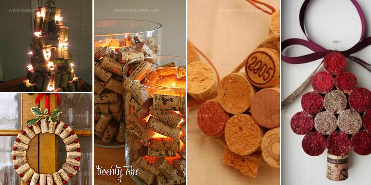 6725116 Wine Cork Christmas Decoration Ideas