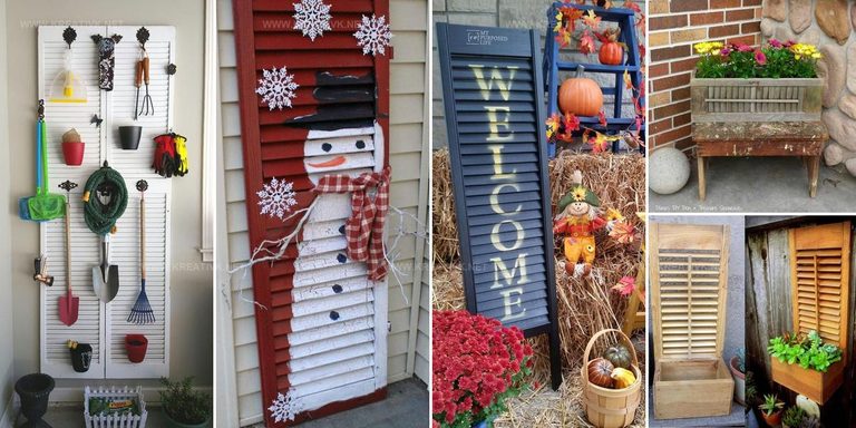 5844851 Old Shutter Outdoor Decor Ideas