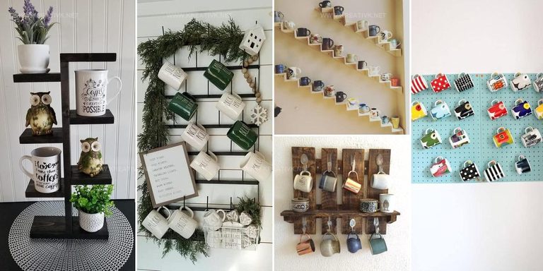 9747643 DIY Coffee Mug Display Ideas